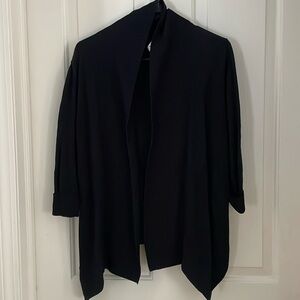 White House Black Market size small shrug in black